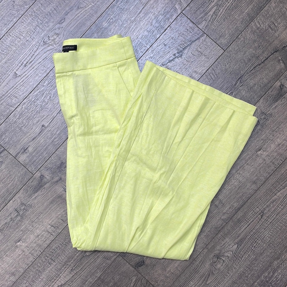 NWT Wide leg Banana Republic Linen/Cotton pants